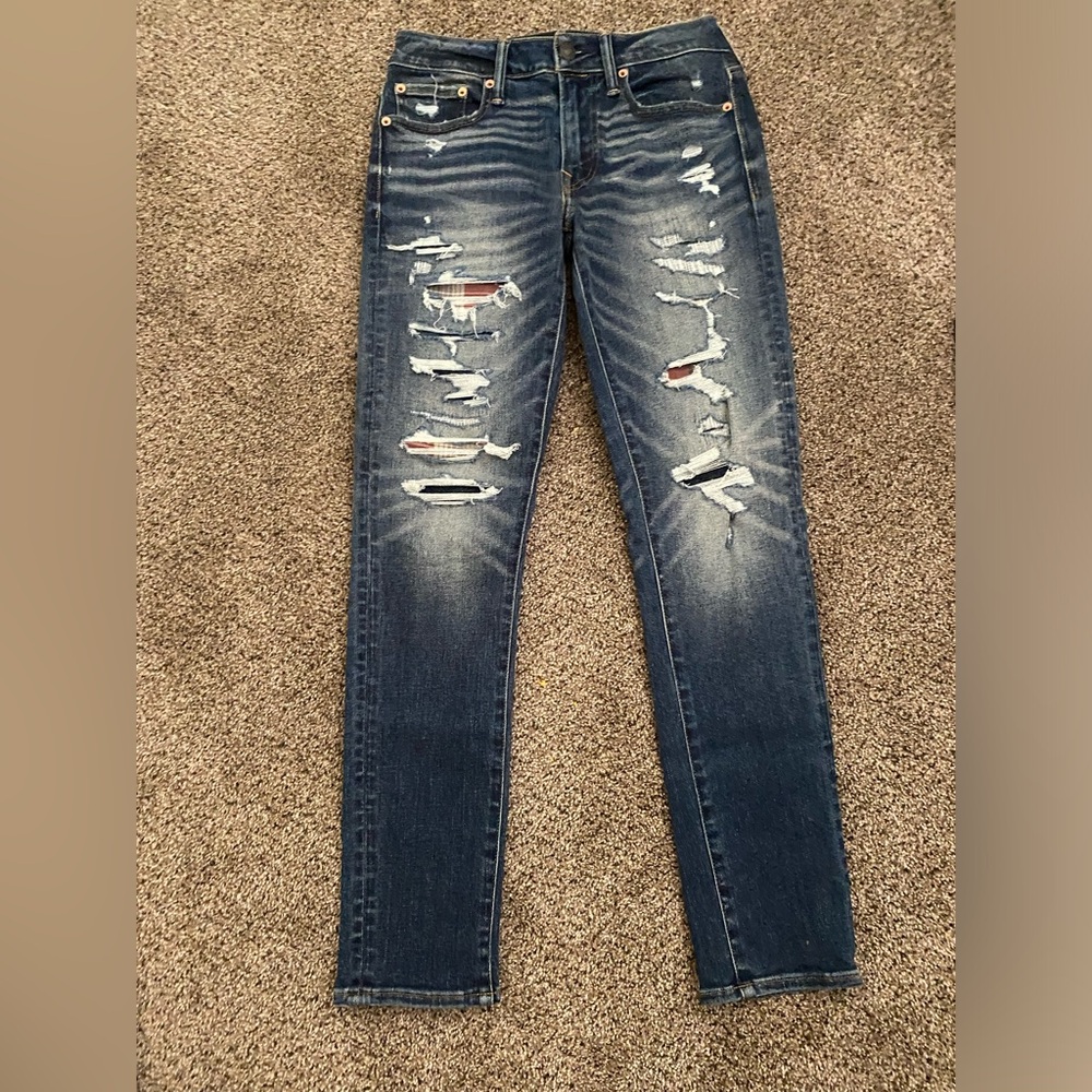 American eagle ripped jeans size 29/30